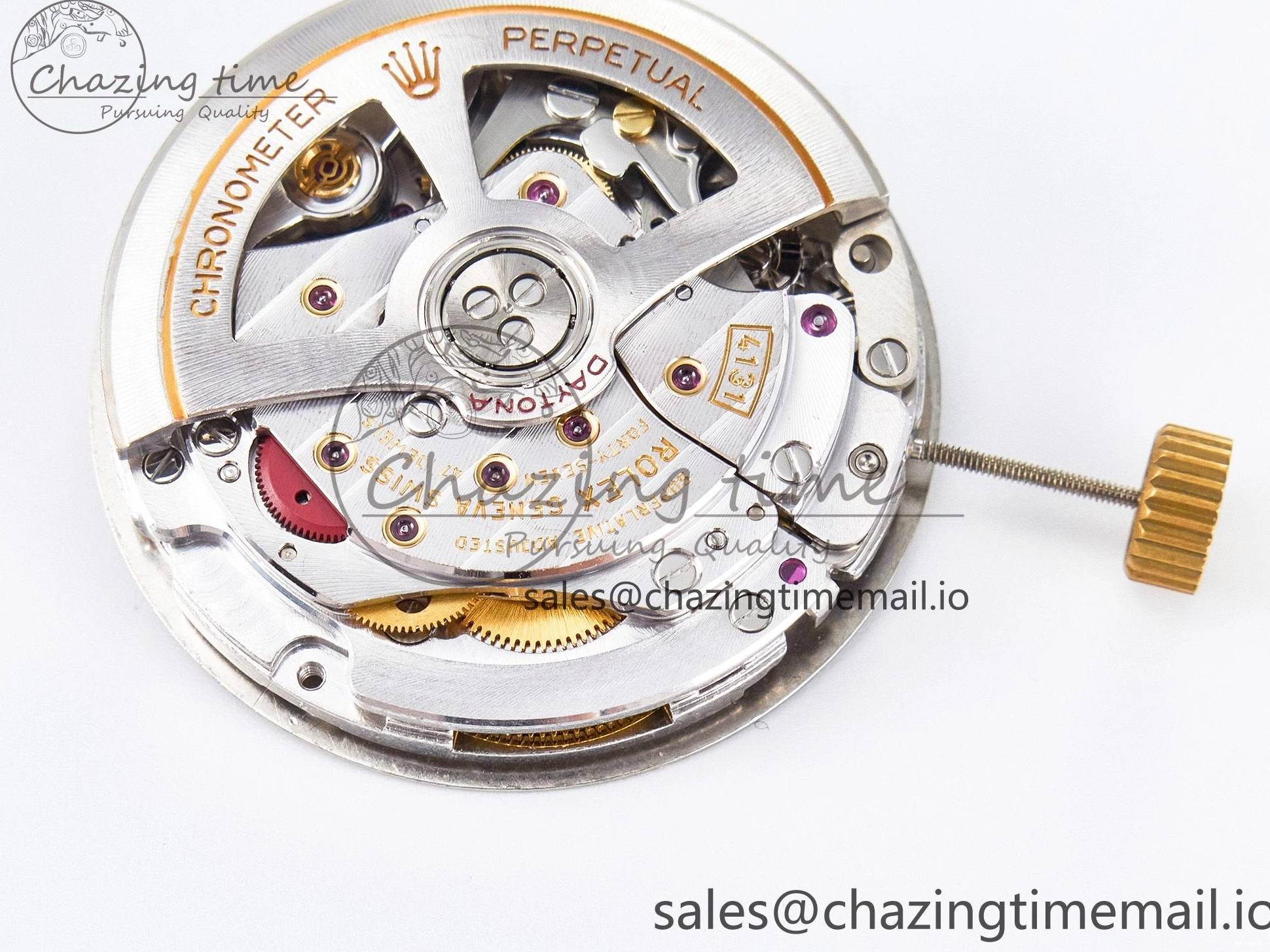 Movement Super (Silver Modded Clone Automatic DD4131 Daytona Color) 28800 Custom VPH 1229